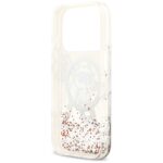 Karl Lagerfeld Liquid Glitter Choupette Logo MagSafe Case for iPhone 17 Pro Clear - imagine 7