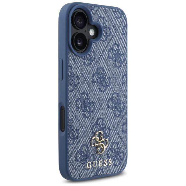 Case Guess HC PU 4G Small 4G and Classic for iPhone 16 MagSafe blue - imagine 4