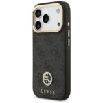 Case Guess 4G Strass Logo MagSafe for iPhone 17 Pro black - imagine 2