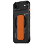 Skinarma Haxa Case for iPhone Air Magnetic Charging + Grip Stand Graphite - imagine 2
