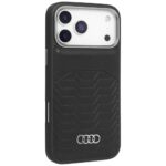 Case Audi GT Synthetic Leather MagSafe for iPhone 17 Pro black - imagine 2