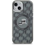 Karl Lagerfeld KLHMP15MHMCKMHK iPhone 15 Plus 6.7" black IML Monogram Karl&Choupette Head MagS - imagine 3