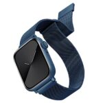 UNIQ Dante Strap Apple Watch Series 1/2/3/4/5/6/7/8/9/SE/SE2/SE3 42/44/45mm Stainless Steel blue