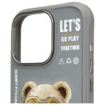 Nimmy case iPhone 16 Pro Max 6.9" gray Cool&Cute 2.0 Bear - imagine 3