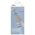 UNIQ Vista Universal phone lanyard 2in1 sky beige - imagine 4