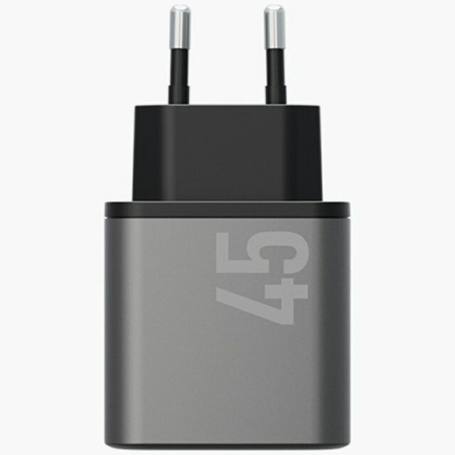 Wall Charger Energea Ampcharge     GaN45 2xUSB-C PD/PPS/QC3.0 45W grey - imagine 6