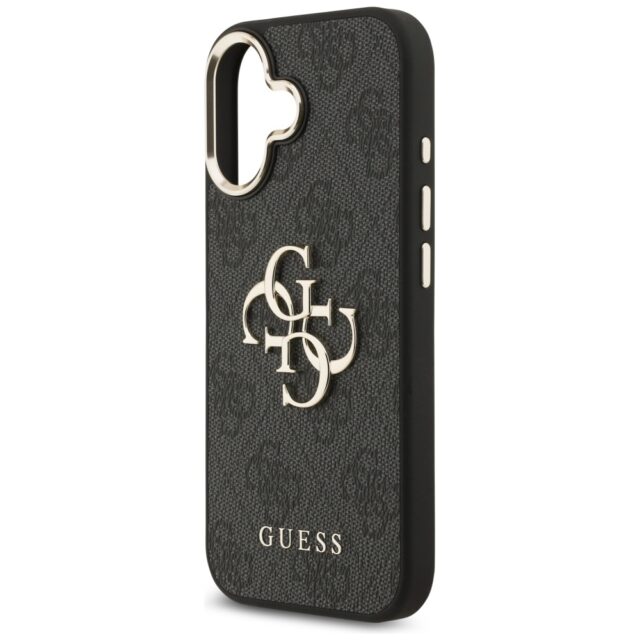 Case Guess 4G Big 4G Classic Logo for iPhone 17 black gold - imagine 6