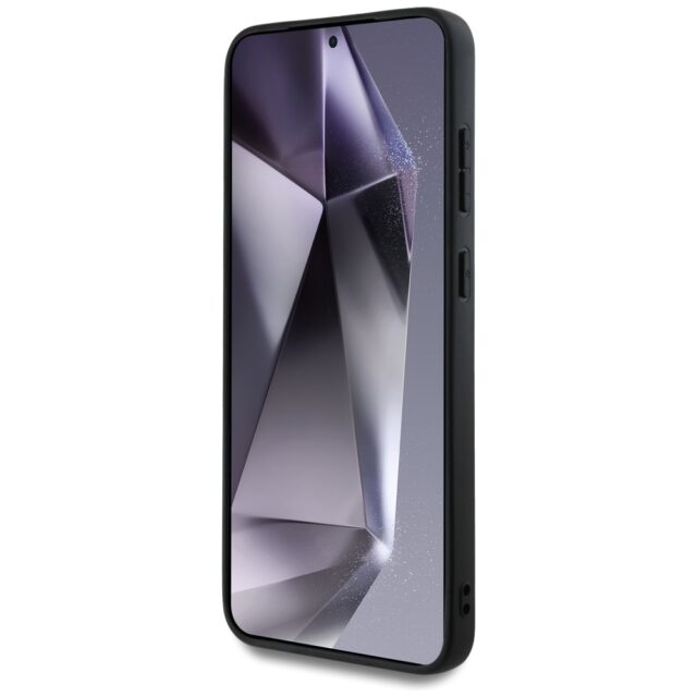 Case Guess 4G Round Patch Classic Logo MagSafe for Samsung Galaxy S25 brown - imagine 5