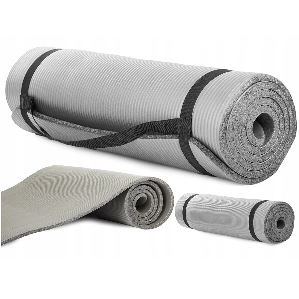 cps-a7ccd925cd432180159674cec268bcda-2025-12-05-14-12-54 Extralink | Exercise mat | fitness, yoga, aerobics, gray, 180x60cm - imagine 1