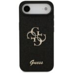 Guess Fixed Glitter Big 4G case for iPhone Air black - imagine 3