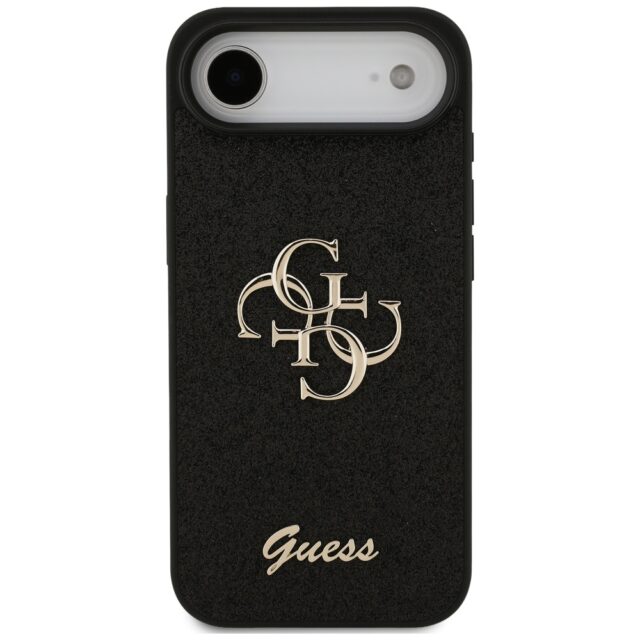 Guess Fixed Glitter Big 4G case for iPhone Air black - imagine 3
