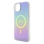 Guess GUHMP15SHITSU iPhone 15 / 14 / 13 6.1" purple hardcase IML Iridescent MagSafe - imagine 6