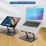 AWEI X46 Rotating Laptop Desk Holder Black - imagine 3
