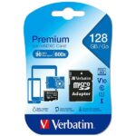 Verbatim 128GB microSDXC Card V10 + Adapter black 44085 - imagine 9