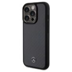 Mercedes MEHCP15LRCABK iPhone 15 Pro 6.1" Black Hardcase Carbon Fiber Dynamic - imagine 2