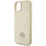 Guess GUHCP15MPS4DGPD iPhone 15 Plus/ 14 Plus 6.7" gold hardcase Strass Metal Logo - imagine 6