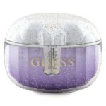 Guess GUTWSHDGKEEUTWS Bluetooth Headphones + Dock Purple Glitter Gradient
