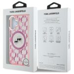 Karl Lagerfeld KLHMP16SHMCKMHP iPhone 16 6.1" pink IML Monogram Karl&Choupette Head MagSafe - imagine 8
