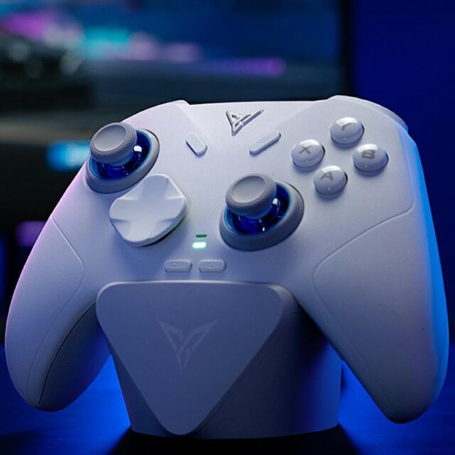 Universal controller for games Bluetooth Flydigi DIREWOLF 4 white - imagine 3