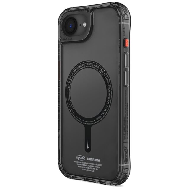 Case Skinarma Saido MagSafe for iPhone    16e black - imagine 2