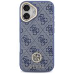 Case Guess 4G Strass Logo MagSafe for iPhone 17 blue - imagine 3