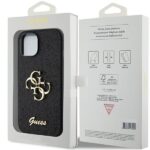 Guess GUHCP15MHG4SGK iPhone 15 Plus / 14 Plus 6.7" black hardcase Glitter Script Big 4G - imagine 8