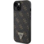 Guess GUHCP15SPG4GPK iPhone 15 / 14 / 136.1"black hardcase 4G Triangle Metal Logo - imagine 2