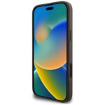 Case Guess 4G Stripes with wallet Magsafe for iPhone 16 Pro Max brown - imagine 5