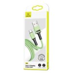USAMS U52 USB-C 2A Fast Charge Cable 1m green SJ436USB02 (US-SJ436)