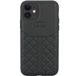 Audi Genuine Leather iPhone 11 / Xr 6.1" black hardcase AU-TPUPCIP11R-Q8/D1-BK