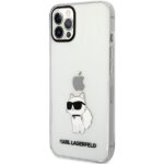 Karl Lagerfeld KLHCP12MHNCHTCT iPhone 12/12 Pro 6,1" transparent hardcase Ikonik Choupette - imagine 2