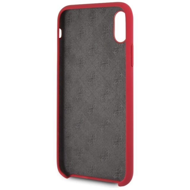 Guess GUHCPXLSGLRE iPhone X/Xs red hard case Silicone - imagine 3