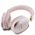 Guess Bluetooth on-ear headphones GUBHK1GCTCSP pink Gcube Metallic Script Logo - imagine 2