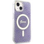 Guess GUHMP14SH4STU iPhone 14 / 15 / 13 6.1" purple hardcase 4G MagSafe - imagine 4