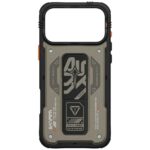 Case Skinarma Aegis for iPhone 17 Pro Max Magnetic Charging + Grip Stand grey - imagine 4