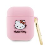 Hello Kitty HKA23DKHSP AirPods 1/2 Cover Pink Silicone 3D Kitty Head