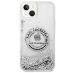 Karl Lagerfeld KLHCP14SLCRSGRS iPhone 14/ 15 / 13 6,1" silver hardcase Liquid Glitter RSG - imagine 3