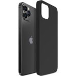 3MK Silicone Case iPhone 12 Pro Max 6,7" black - imagine 7