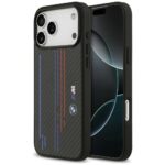 Case BMW M Kevlar Lines & Logo MagSafe for iPhone 17 Pro Max black