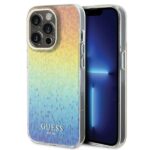 Guess GUHCP14LHDECMI iPhone 14 Pro 6.1" hardcase IML Faceted Mirror Disco Iridescent