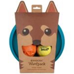 Waboba Woofpack dog set 2x balls 1x frisbee