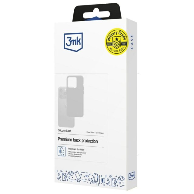 3MK Silicone Case for Apple iPhone   16e navy - imagine 3