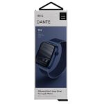 UNIQ Dante Strap Apple Watch Series 1/2/3/4/5/6/7/8/9/SE/SE2/SE3 42/44/45mm Stainless Steel blue - imagine 4