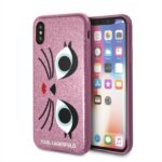 Karl Lagerfeld KLHCPXGLCHPI iPhone X/Xs hardcase pink K-Paris