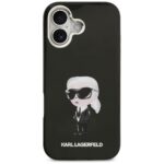 Karl Lagerfeld IML Aquarelle Karl & Logo MagSafe Case for iPhone 17 Black - imagine 3