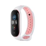 Beline Design Mi Band 7/6/5 strap white-pink