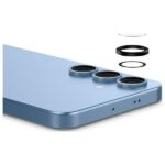Camera Protector Spigen Optik Pro Glas.TR "EZ FIT" 2pcs for Samsung Galaxy S25 black - imagine 6