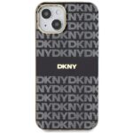 DKNY DKHMP15SHRHSEK iPhone 15 / 14 / 13 6.1 inch black hardcase IML Mono & Stripe MagSafe - imagine 3