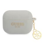 Guess GUAPLSC4EG AirPods Pro cover grey Silicone Charm 4G Collection