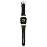 Karl Lagerfeld Strap KLAWMSAKLHPK Apple Watch 38/40/41mm black strap Saffiano Monogram